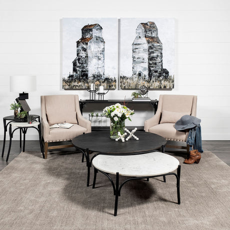 Abandoned Grain Elevator I by Mercana Studio a Hand Embellished Textured Canvas from Mercana - Luna Furniture