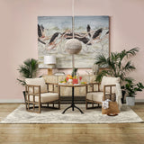 Flamingo II by Mercana Studio a Hand Embellished Textured Canvas from Mercana - Luna Furniture