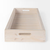 Horatio 28L x 12W Natural Wood Rectangular Serving Tray from Mercana - Luna Furniture
