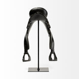 Colt III 8L x 9W Black Equestrian-Inspired English Horse Saddle from Mercana - Luna Furniture