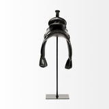 Colt I 9L x 8W Black Equestrian-Inspired Western Horse Saddle from Mercana - Luna Furniture