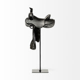 Colt I 9L x 8W Black Equestrian-Inspired Western Horse Saddle from Mercana - Luna Furniture
