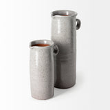 Frieda Small Freckled Gray Ceramic Jug from Mercana - Luna Furniture