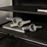 Oro (Set of 3) White Tribal Inspired Measuring Cups from Mercana - Luna Furniture