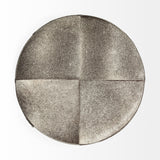 Zahavi I 23"H grey-toned hair-on-hide ottoman from Mercana - Luna Furniture