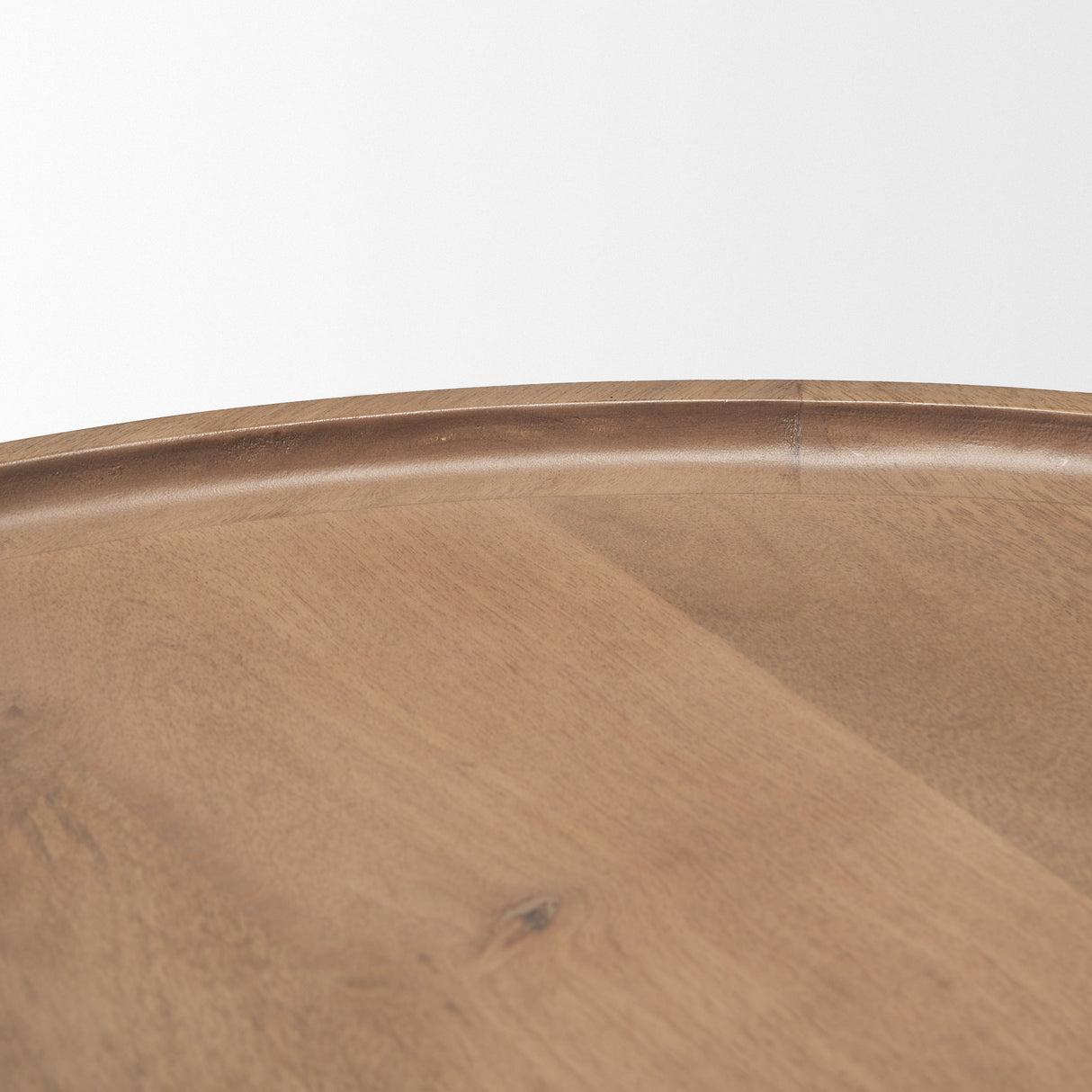 Cleaver (Set of 2) 40" & 31" Round Brown Solid Wood Nesting Coffee Tables from Mercana - Luna Furniture