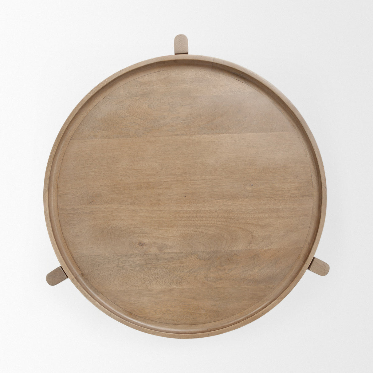 Cleaver I 22 x 24 Round Top Brown Solid Wood Accent Table from Mercana - Luna Furniture
