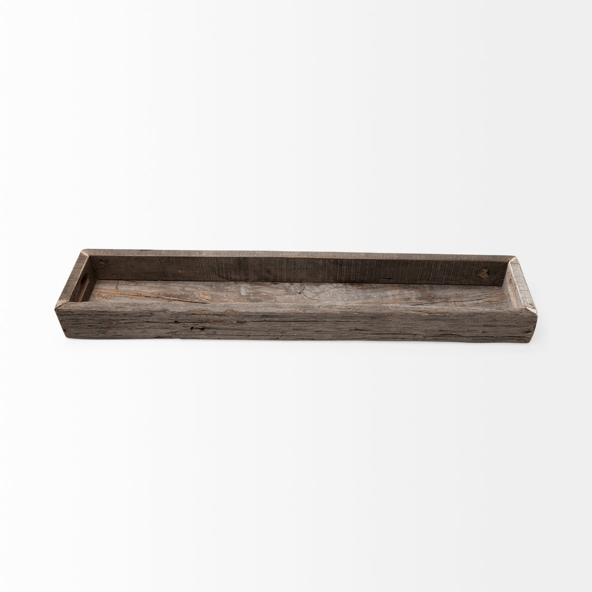 Vernon (Large) 36L x 7W Brown Reclaimed Wood Tray from Mercana - Luna Furniture