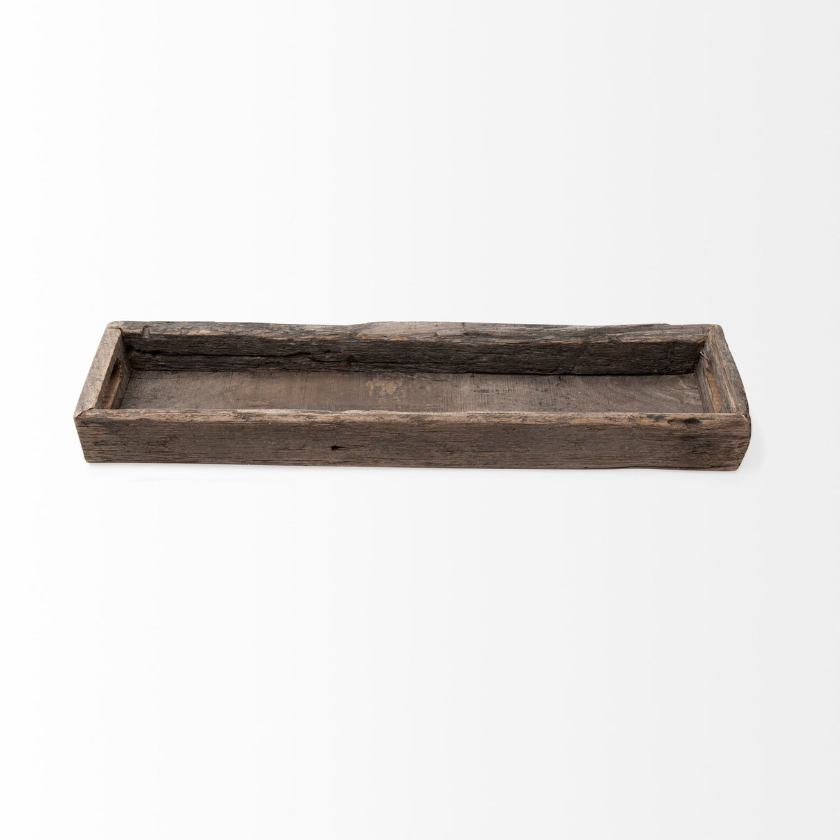 Vernon (Medium) 30L x 7W Brown Reclaimed Wood Tray from Mercana - Luna Furniture
