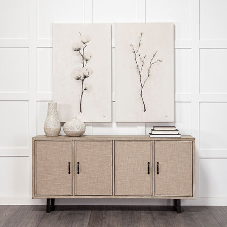 Snow Greetings I by Mercana Studio a Hand Embellished Textured Canvas from Mercana - Luna Furniture