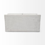 Denly I 69 X 38.25 X 34.5 Frost Gray Slipcover Two Seater Sofa from Mercana - Luna Furniture