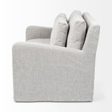 Denly I 69 X 38.25 X 34.5 Frost Gray Slipcover Two Seater Sofa from Mercana - Luna Furniture