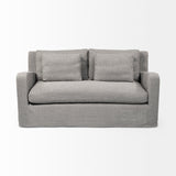 Denly I 69 X 38.25 X 34.5 Flint Gray Slipcover Two Seater Sofa from Mercana - Luna Furniture