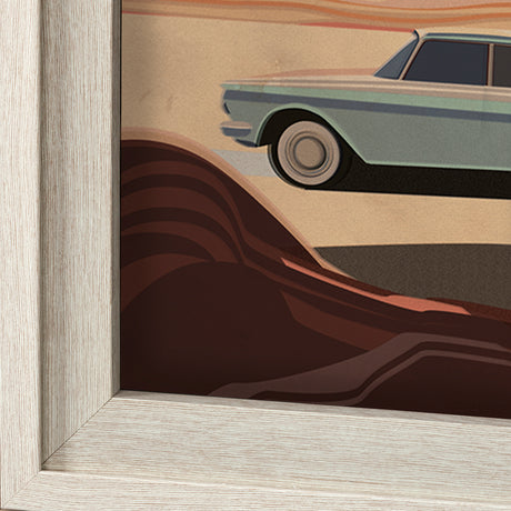 Arizona Go USA (XL) by Mercana Studio a Hand Embellished Decograph Framed Art Print under Glass from Mercana - Luna Furniture
