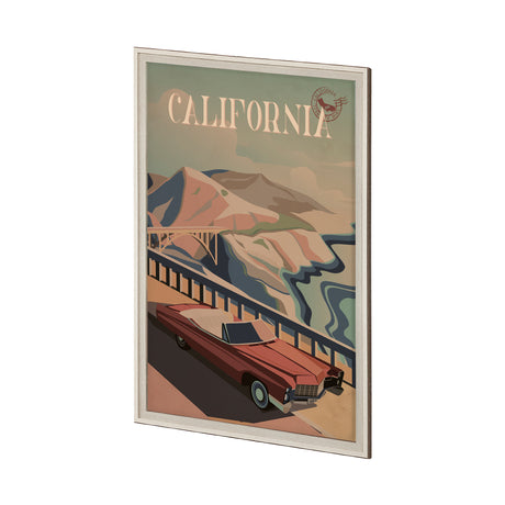 California Go USA (XL) by Mercana Studio a Hand Embellished Decograph Framed Art Print under Glass from Mercana - Luna Furniture