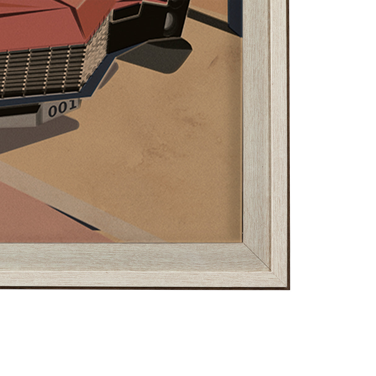 California Go USA (XL) by Mercana Studio a Hand Embellished Decograph Framed Art Print under Glass from Mercana - Luna Furniture