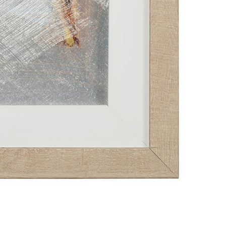 Moo-ving In IV by Ethan Harper a Hand Embellished Textured Framed Art Print Matted under Glass from Mercana - Luna Furniture