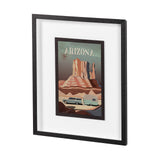 Arizona Go USA (M) by Mercana Studio a Framed Art Print Matted under Glass from Mercana - Luna Furniture