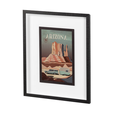 Arizona Go USA (M) by Mercana Studio a Framed Art Print Matted under Glass from Mercana - Luna Furniture