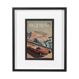 California Go USA (M) by Mercana Studio a Framed Art Print Matted under Glass from Mercana - Luna Furniture