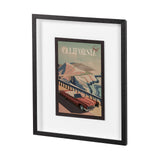 California Go USA (M) by Mercana Studio a Framed Art Print Matted under Glass from Mercana - Luna Furniture