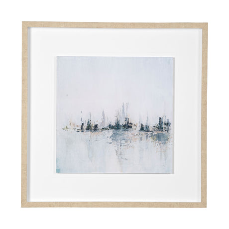 Waterfront I by Jonathan Klassen a Hand Embellished Textured Framed Art Print Matted under Glass from Mercana - Luna Furniture