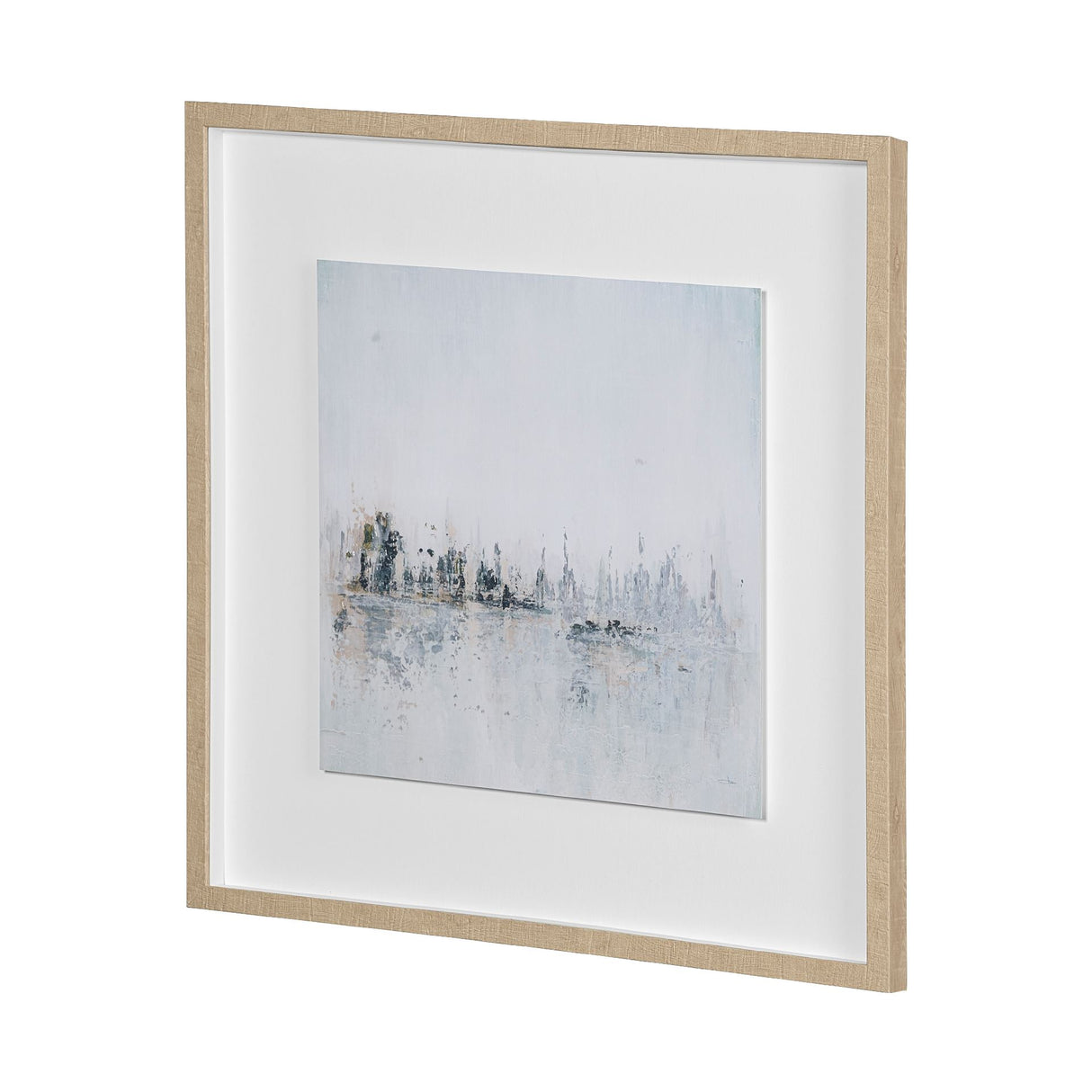 Waterfront II by Jonathan Klassen a Hand Embellished Textured Framed Art Print Matted under Glass from Mercana - Luna Furniture