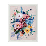 Farmhouse Flowers I by Barbara Fleming a Hand Embellished Textured Framed Art Print from Mercana - Luna Furniture