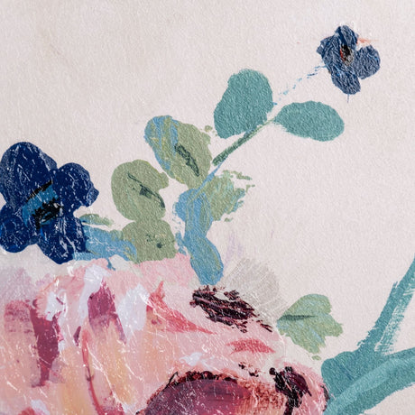 Farmhouse Flowers I by Barbara Fleming a Hand Embellished Textured Framed Art Print from Mercana - Luna Furniture