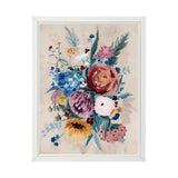 Farmhouse Flowers II by Barbara Fleming a Hand Embellished Textured Framed Art Print from Mercana - Luna Furniture