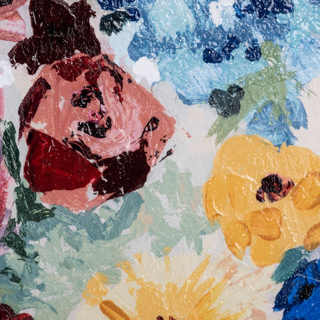 Farmhouse Flowers II by Barbara Fleming a Hand Embellished Textured Framed Art Print from Mercana - Luna Furniture