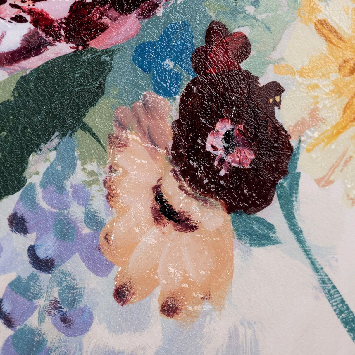 Farmhouse Flowers II by Barbara Fleming a Hand Embellished Textured Framed Art Print from Mercana - Luna Furniture