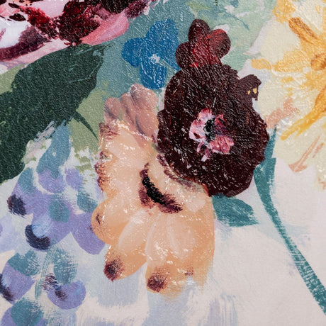 Farmhouse Flowers II by Barbara Fleming a Hand Embellished Textured Framed Art Print from Mercana - Luna Furniture
