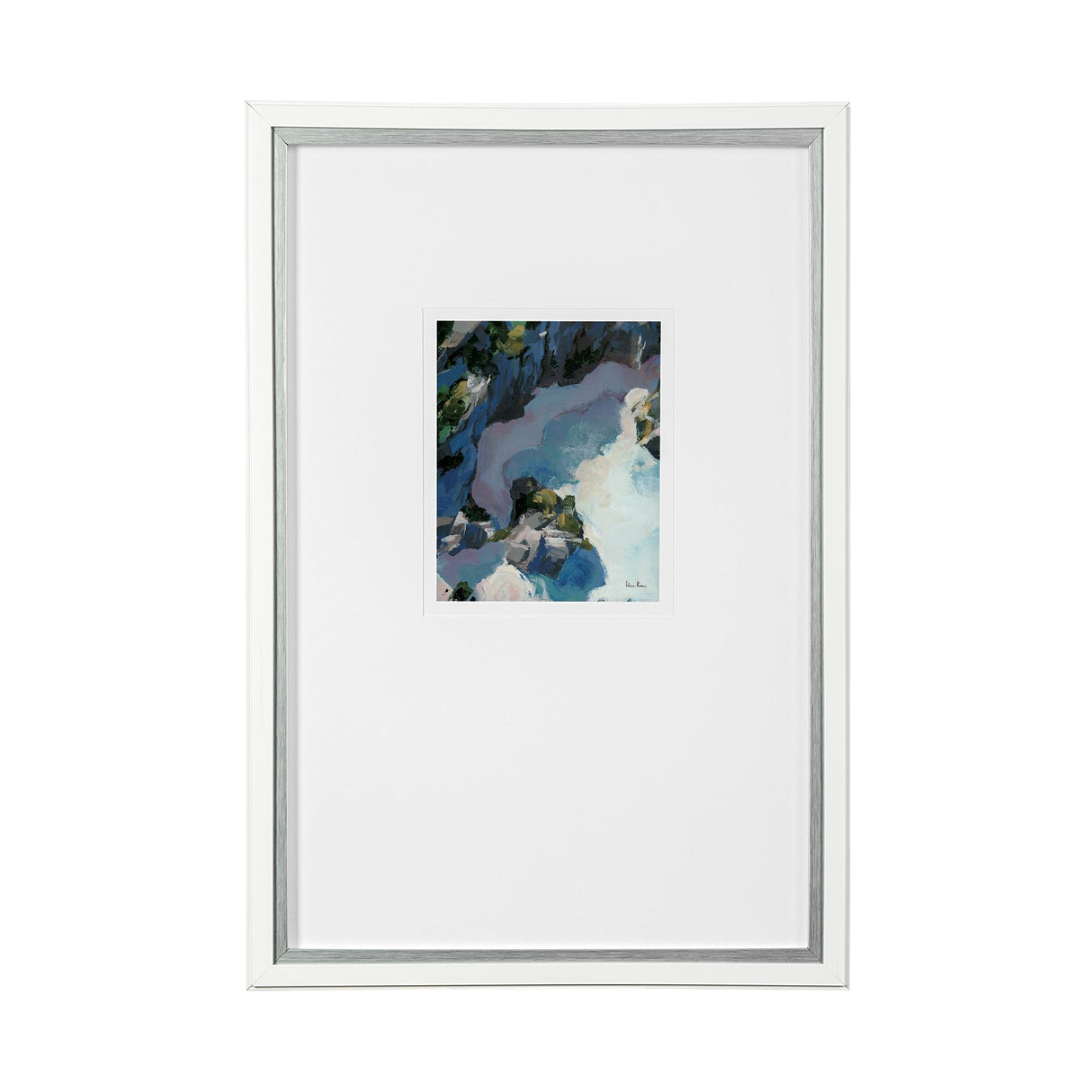Aerial View I by Silvia Krause a Framed Art Print Matted under Glass from Mercana - Luna Furniture