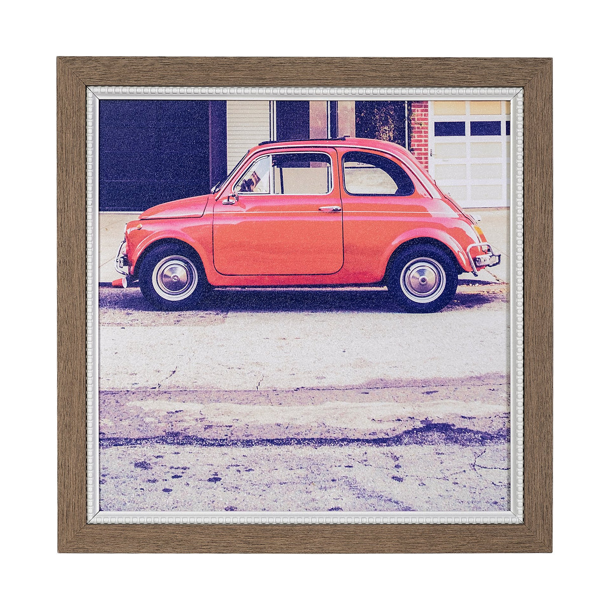 Vintage Ride V by Thomas Brown a Hand Embellished Textured Framed Photo Art Print from Mercana - Luna Furniture