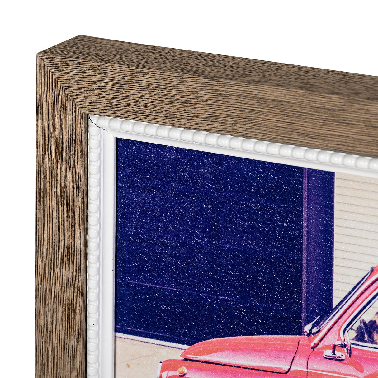 Vintage Ride V by Thomas Brown a Hand Embellished Textured Framed Photo Art Print from Mercana - Luna Furniture