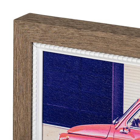 Vintage Ride V by Thomas Brown a Hand Embellished Textured Framed Photo Art Print from Mercana - Luna Furniture