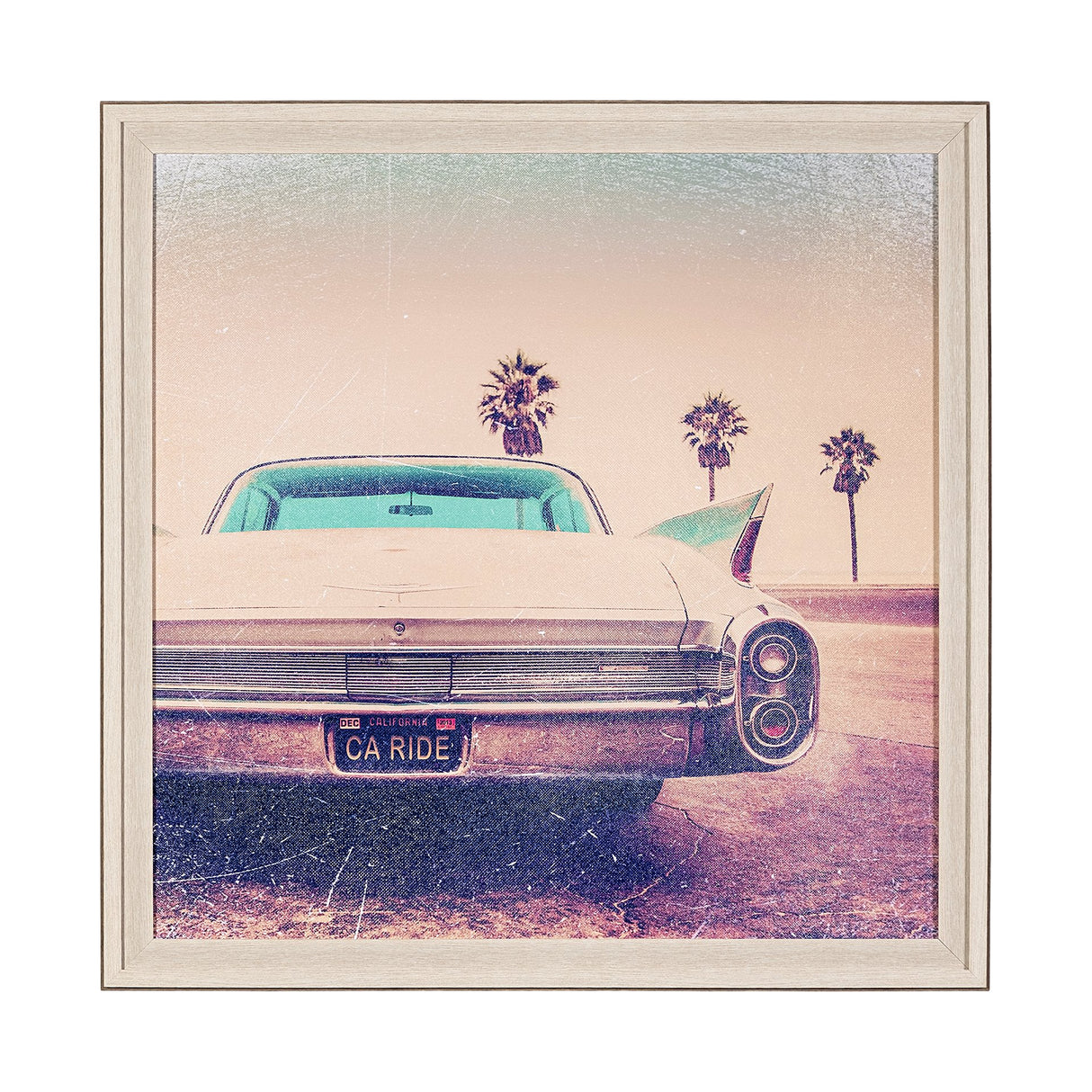 Vintage Ride I by Thomas Brown a Hand Embellished Textured Framed Photo Art Print from Mercana - Luna Furniture