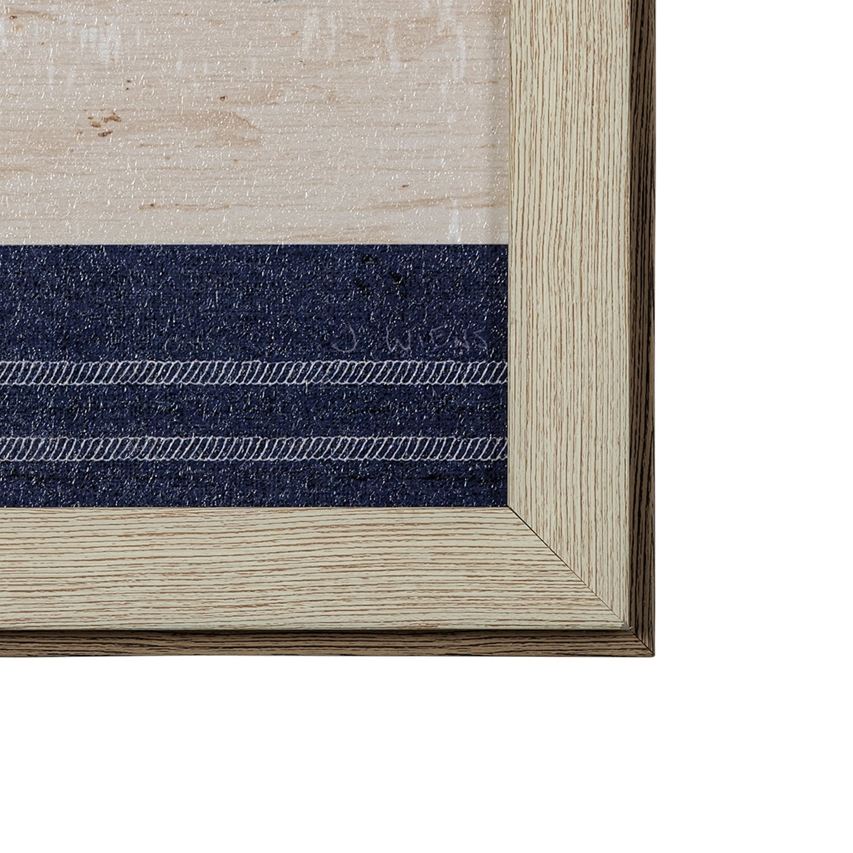 Nautique IX by James Wiens a Hand Embellished Textured Framed Art Print from Mercana - Luna Furniture
