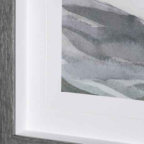 Life in North II by Melody Ducharme a Hand Embellished Textured Framed Art Print Matted under Glass from Mercana - Luna Furniture