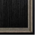 OM-Silver Lines by Studio M a handmade Original Framed Artwork under Glass from Mercana - Luna Furniture