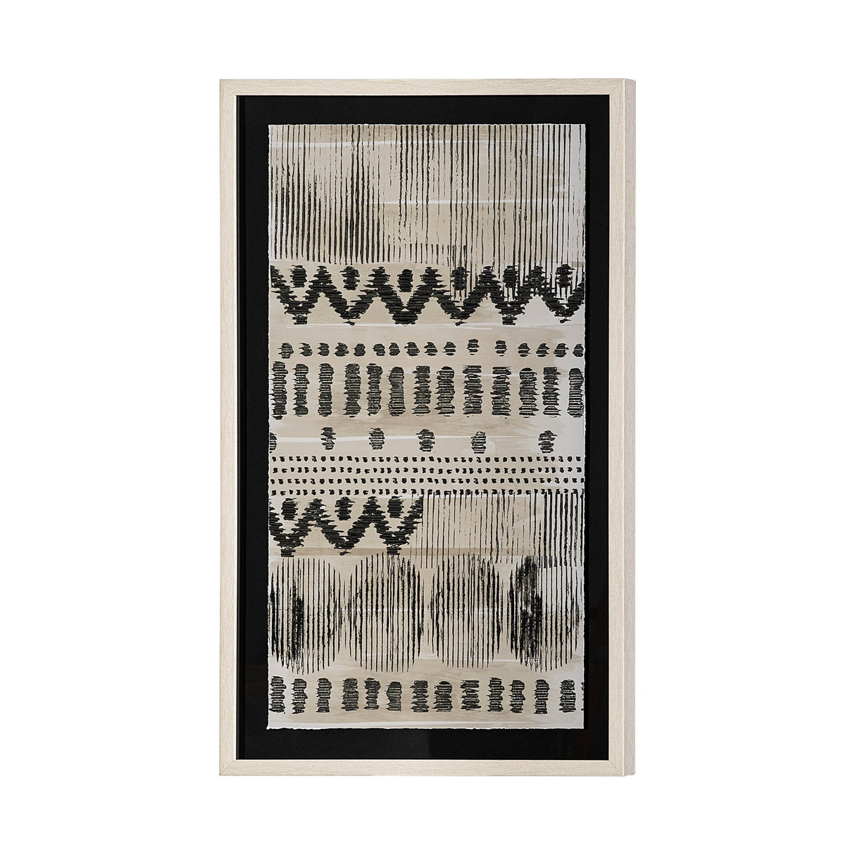Wool and Silk II by Tom Reeves a Hand Embellished Textured Framed Art Print Matted under Glass from Mercana - Luna Furniture