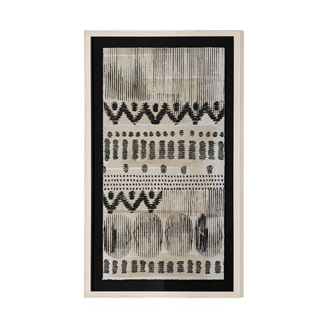 Wool and Silk II by Tom Reeves a Hand Embellished Textured Framed Art Print Matted under Glass from Mercana - Luna Furniture