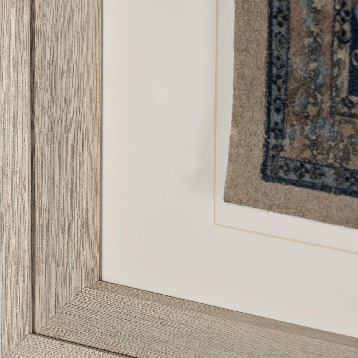 Carpet by Mercana Studio a Hand Embelished Textured Framed Art Print Matted under Glass from Mercana - Luna Furniture