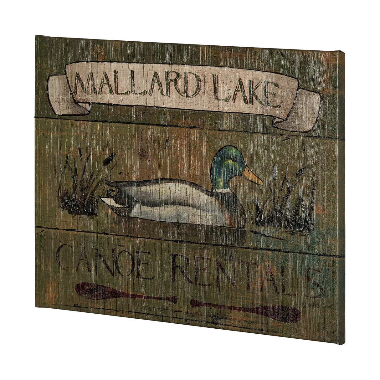 Lodge Signs IV by James Wiens a Hand Embellished Textured Canvas from Mercana - Luna Furniture