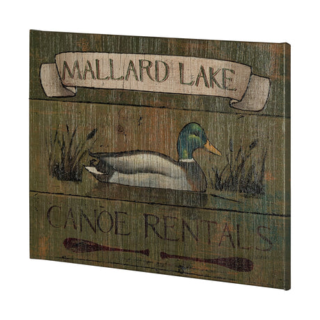 Lodge Signs IV by James Wiens a Hand Embellished Textured Canvas from Mercana - Luna Furniture
