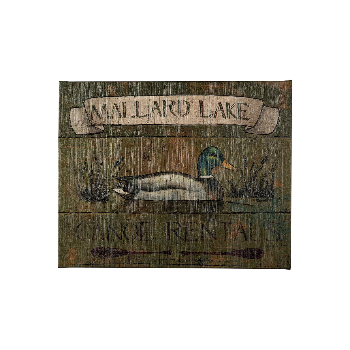 Lodge Signs IV by James Wiens a Hand Embellished Textured Canvas from Mercana - Luna Furniture