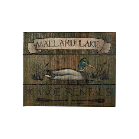Lodge Signs IV by James Wiens a Hand Embellished Textured Canvas from Mercana - Luna Furniture