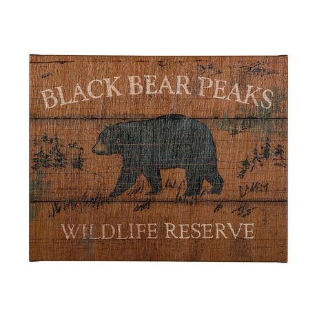 Lodge Signs V by James Wiens a Hand Embellished Textured Canvas from Mercana - Luna Furniture