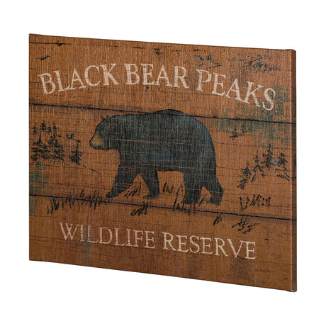 Lodge Signs V by James Wiens a Hand Embellished Textured Canvas from Mercana - Luna Furniture